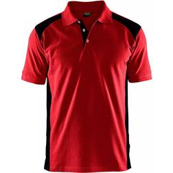 Blåkläder 3324 Short Sleeve Polo Shirt - Red/Black