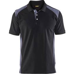 Blåkläder 3324 Short Sleeve Polo Shirt - Black/Grey