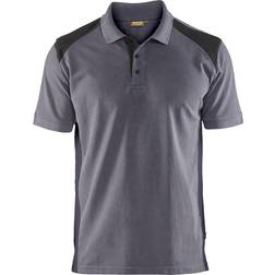 Blåkläder 3324 Short Sleeve Polo Shirt - Medium Grey/Black