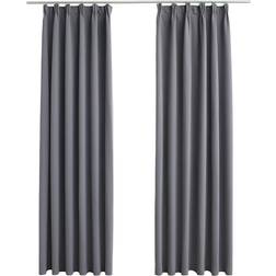 vidaXL Blackout Grey 140x225cm