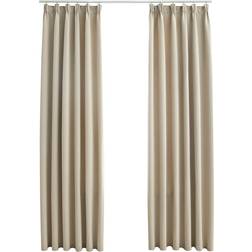vidaXL Blackout Beige 140x225cm