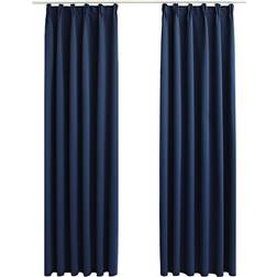 vidaXL Blackout Blue 140x225cm