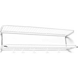 Essem Design Classic 650 White/Chrome Hat Shelf 120x29cm