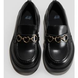 H&M Flicka Loafers - Svart/Hjärtan