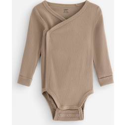 Lindex Ribbed Wrap Bodysuit