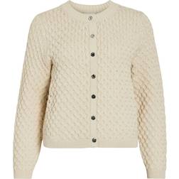 Vila Vikali Strikket Cardigan - Beige
