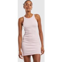 Urban Classics UC Washed Rib Jersey Dress - Pink