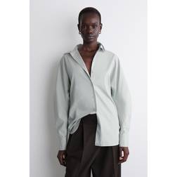 COS Rounded Pima Cotton Shirt - Green