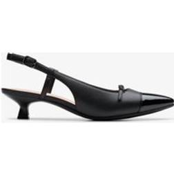 Clarks Black Leather Pumps - Black
