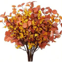 Shein Orange Autumn Baby's Flowers Set Artificial Plant