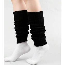 Shein Women Knitted Leg Warmers Y2K Style - Autumn/Winter