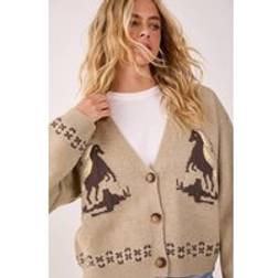 Nasty Gal Nastygal Neutral Cardigan Casual Jumpers - Tan