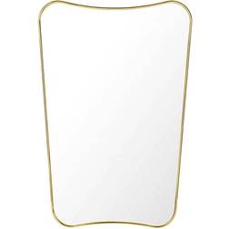 GUBI F.A.33 Brass Wall Mirror 54x80cm