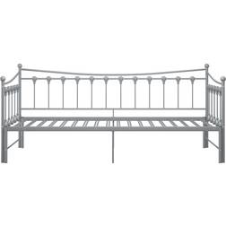 vidaXL Pull-out Grey Sofa 206cm 2 Seater