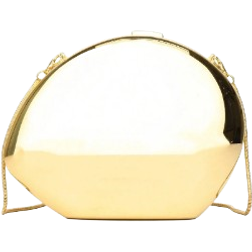 Shein Golden Acrylic Dumplings Shape Clutch Bag