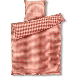 Juna Bæk & Bølge Duvet Cover Red, Yellow (220x140cm)