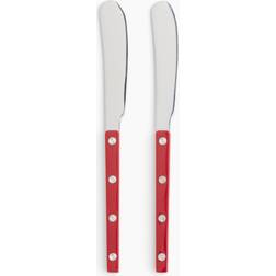 H&M 2-Pack Stainless Steel Knives Red Butter Knife 2pcs