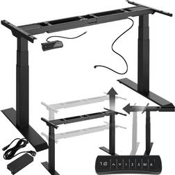 tectake Denis Desk Black Table