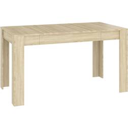 vidaXL 804205 Sonoma Oak Dining Table 74.5x140cm