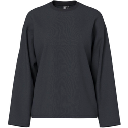 Pieces Sadie Long Sleeve Top - Black