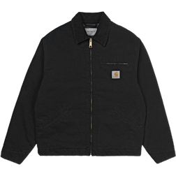 Carhartt OG Detroit Jacket - Black/Black Aged Canvas