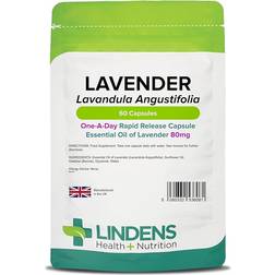 Lindens Health + Nutrition Lavender Essential Oil 80mg 60 pcs