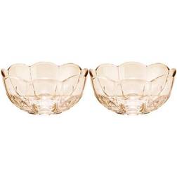 Holmegaard Lily Skål 13 cm 2-pack Toffee Rose Skål 13cm 2st