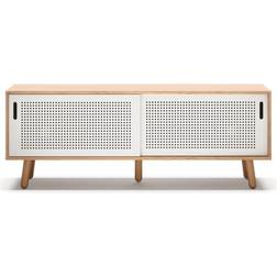 Department Ray Oak White TV Bench 150x55cm