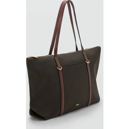 Mango Klassisk Toteväska - Grön