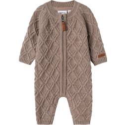 Name It Merinould Heldragt Overall - Mørkebeige