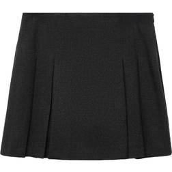 Mango Pleated Mini Skirt Woman - Grey