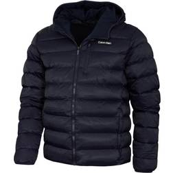 Calvin Klein San Gabriel Woven Jacquard Padded Jacket - Navy
