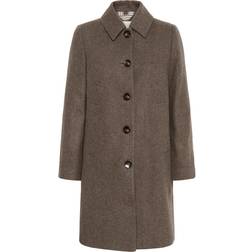 Part Two Kamillas Otw Klassisk Jakke - Dark Walnut Melange