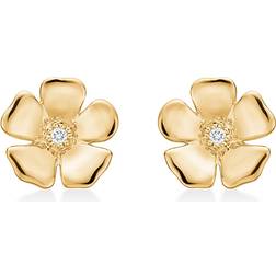 Mads Z Fleur Øreringe 14 Karat Guld 10 mm - NEW