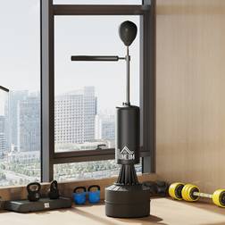 Homcom Boxing Punch Bag Stand with Rotating Flexible Arm