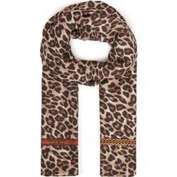 Guess Animalier Scarf - Brown