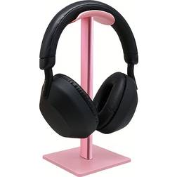 Temu Headphone Stand With Pink Aluminum