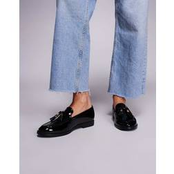 River Island Lackade Loafers Med Tofsar - Svart