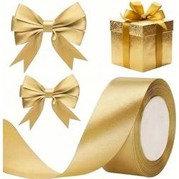 Shein Champagne Gold Satin Ribbon 1.57 Inches