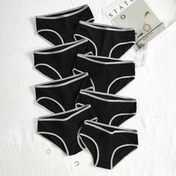 Shein Teen Girl Minimalist Trim Panties Backto School Fashion