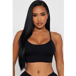 Fashion Nova Smooth And Ready Seamless Cami Bralette - Black