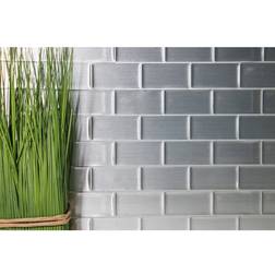 Mosaik-Netzwerk Mosaik Selvklæbende Vinyl Sølv 24.8x25.5 cm 4 stk Dekorativ plast