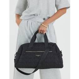 River Island Womens Quilted Holdall Bag - Black