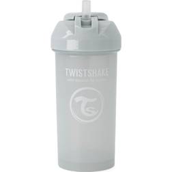 Twistshake Straw Cup 360ml Light Grey