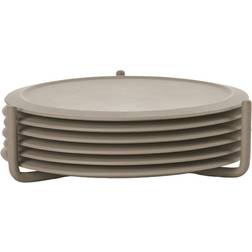 Zone Denmark Singles Taupe Coaster 10cm 6pcs