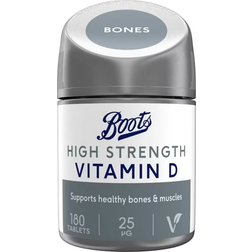 Boots High Strength Vitamin D 25 Food Supplement 180 pcs