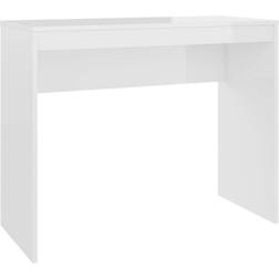 vidaXL Engineered Wood High Gloss White Writing Desk 40x90cm