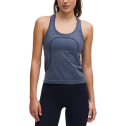 Lululemon Racerback Tank Top 2.0 Spandex Stripe Club - Blue/White