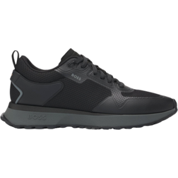 HUGO BOSS Baskets Basses Jonah Runn Meth Plat - Black