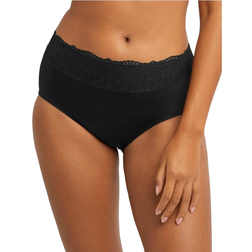 Bali Passion For Comfort Hi Cut Panty - Black Lace